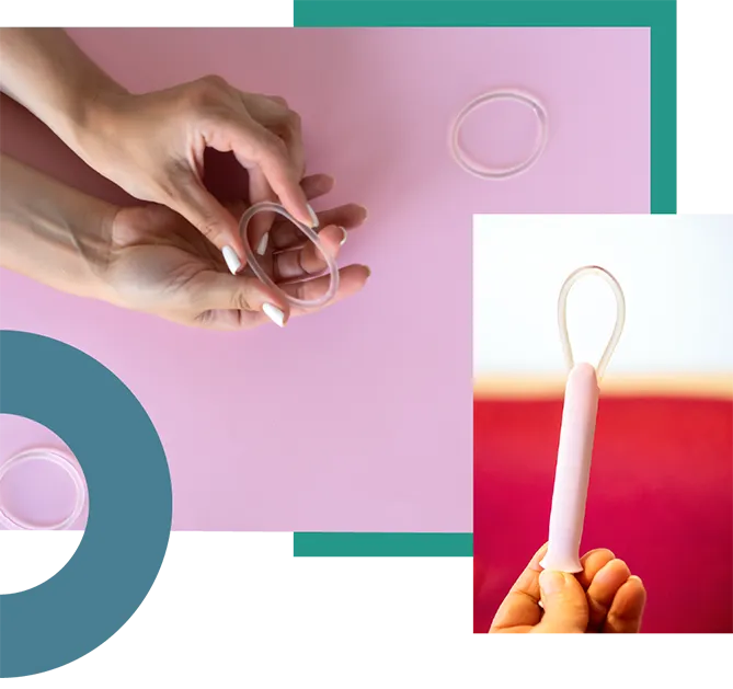 Image of a contraceptive patch, a discreet and easy-to-use option that releases hormones through the skin with over 99% efficacy.